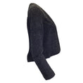 Load image into Gallery viewer, Akris Charcoal Grey Boucle Knit Wool and Alpaca Knit Jacket
