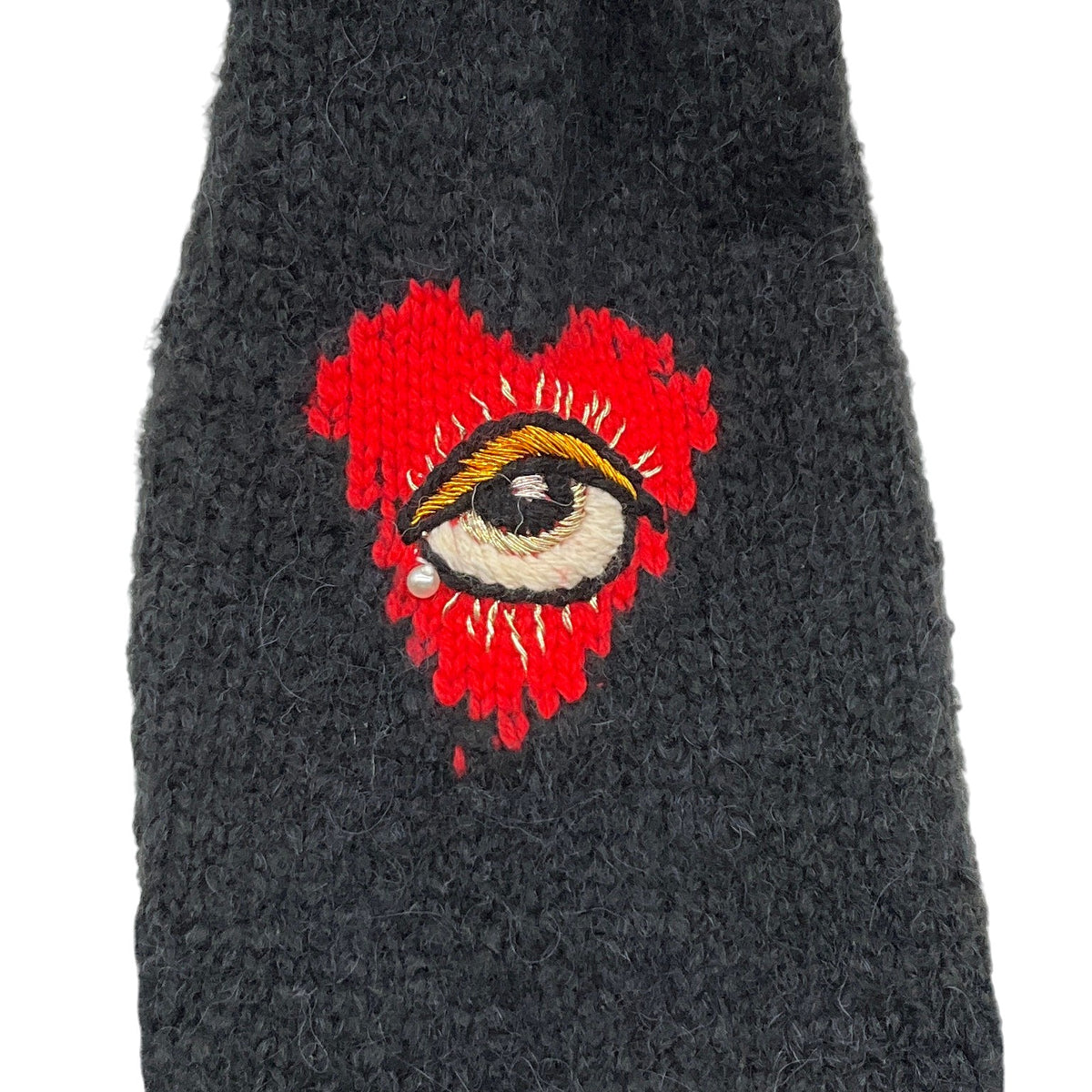 Raquel Allegra Black Alpaca / Wool Arcadia Cardigan Sweater