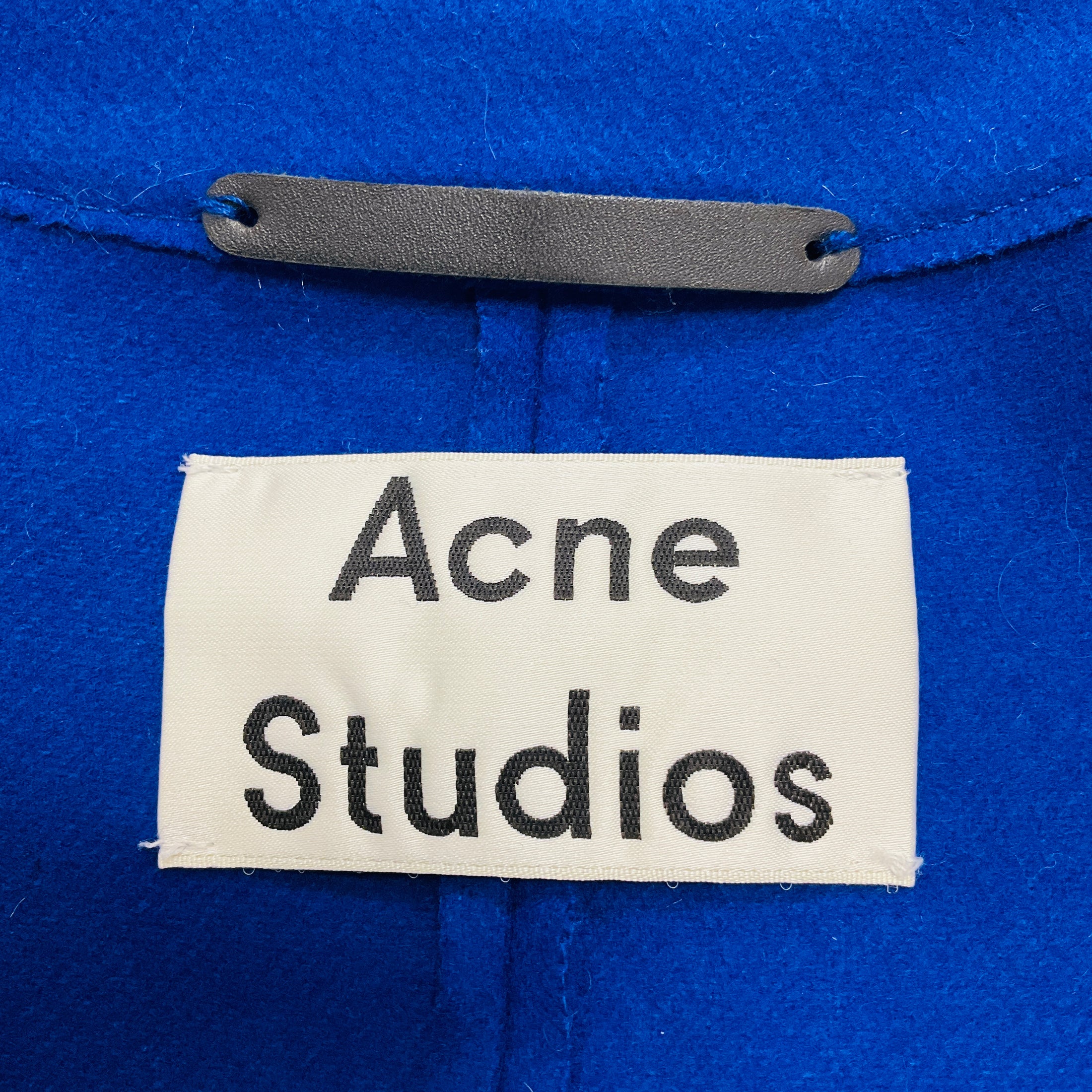 Acne Studios Blue Ember Wrap Coat