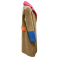 Load image into Gallery viewer, Saks Potts Beige / Pink / Strong Blue / Orange Febbe Bold Shearling Coat
