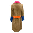 Load image into Gallery viewer, Saks Potts Beige / Pink / Strong Blue / Orange Febbe Bold Shearling Coat
