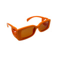Load image into Gallery viewer, Gucci Orange / Brown Chaise Longue 54MM Rectangular Frame Sunglasses
