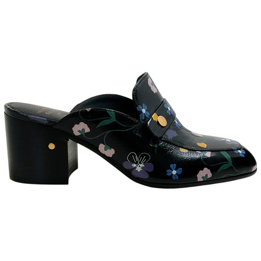 Laurence Dacade Black Multi Floral Thelma Mules