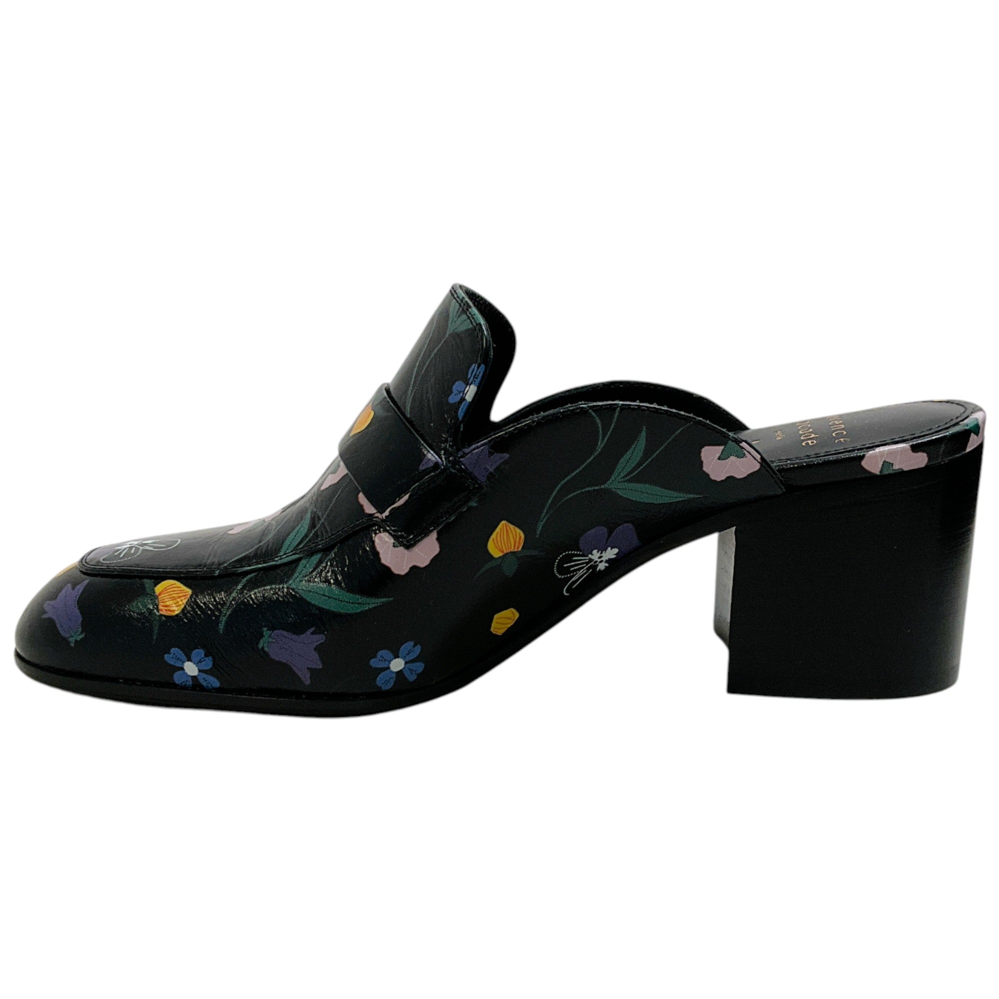 Laurence Dacade Black Multi Floral Thelma Mules