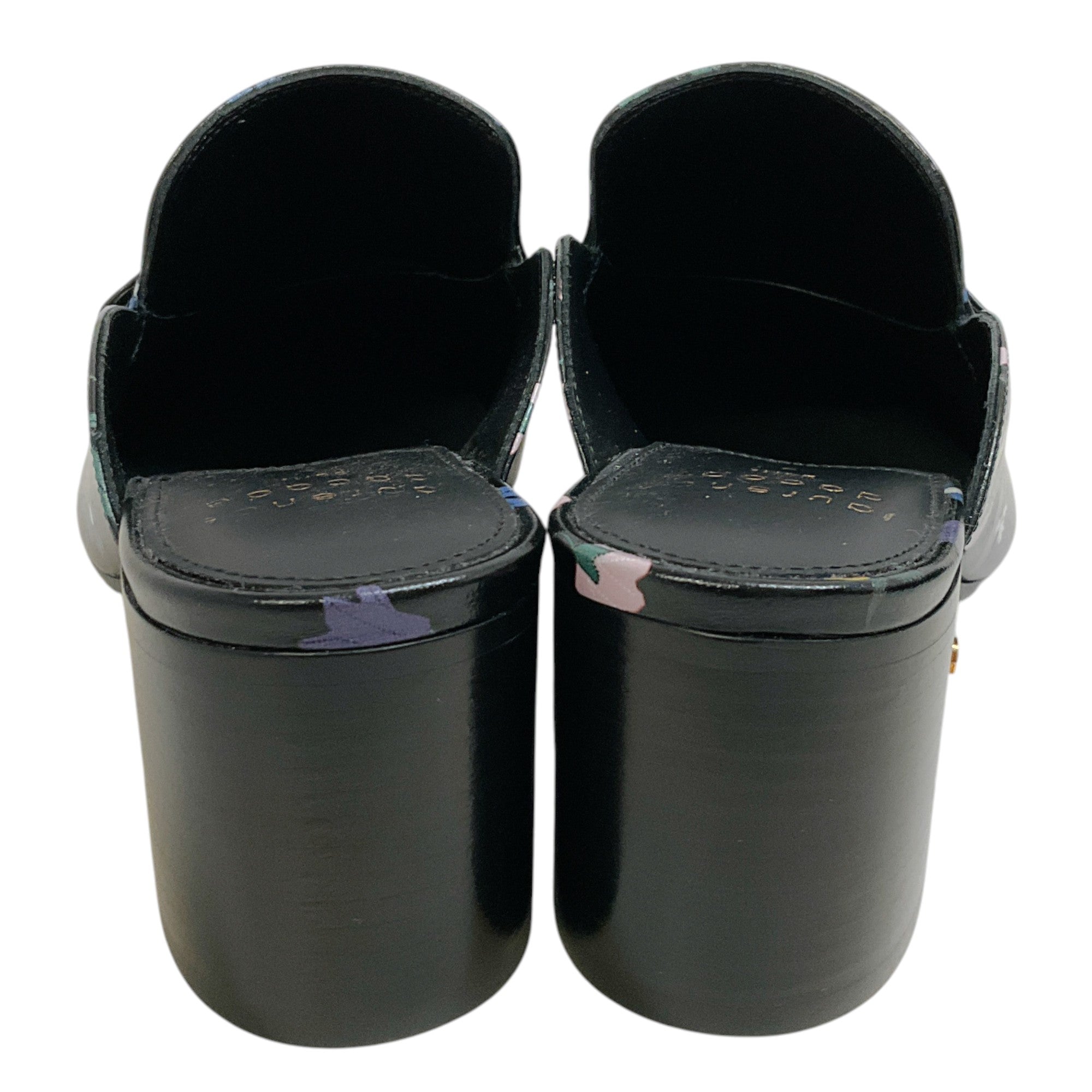 Laurence Dacade Black Multi Floral Thelma Mules