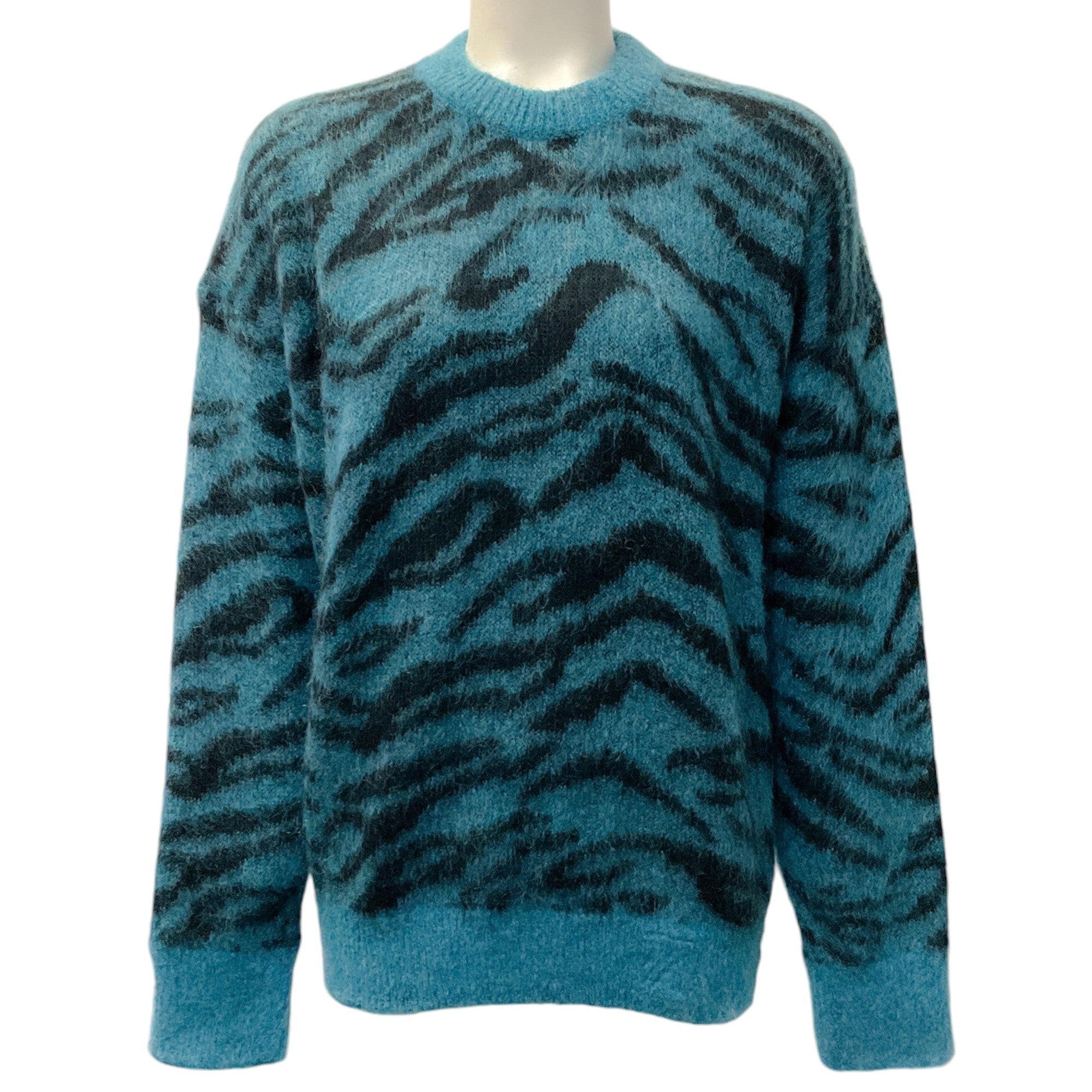 Zadig & Voltaire Teal / Black Rita Tiger Sweater
