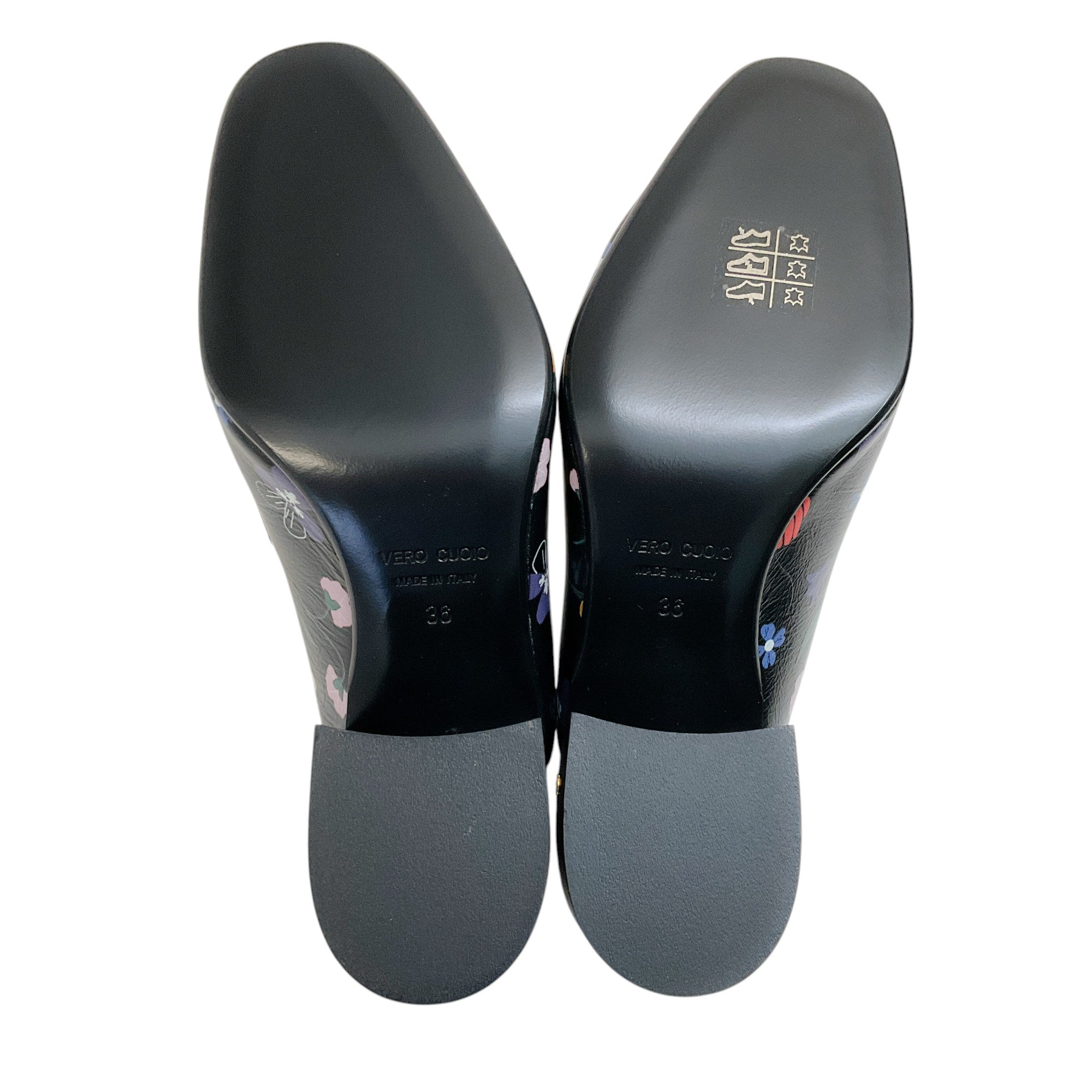 Laurence Dacade Black Multi Floral Thelma Mules