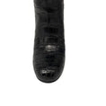 Load image into Gallery viewer, Chanel Black Alligator Patent Leather Knee High Boots
