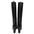 Load image into Gallery viewer, Chanel Black Alligator Patent Leather Knee High Boots
