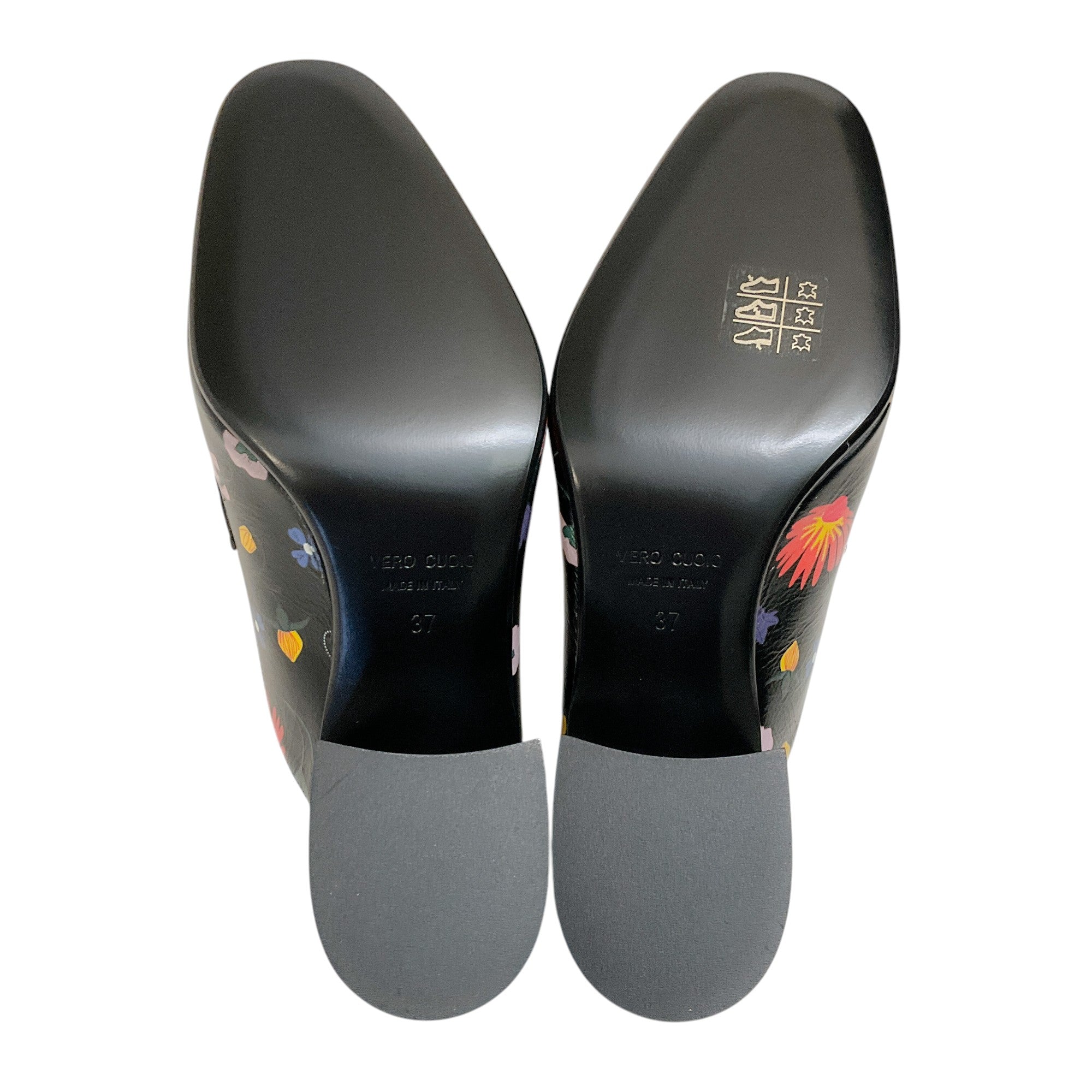 Laurence Dacade Black Multi Floral Thelma Mules