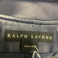 Load image into Gallery viewer, Ralph Lauren Black Label Navy Blue Button Front Lamb Leather Jacket
