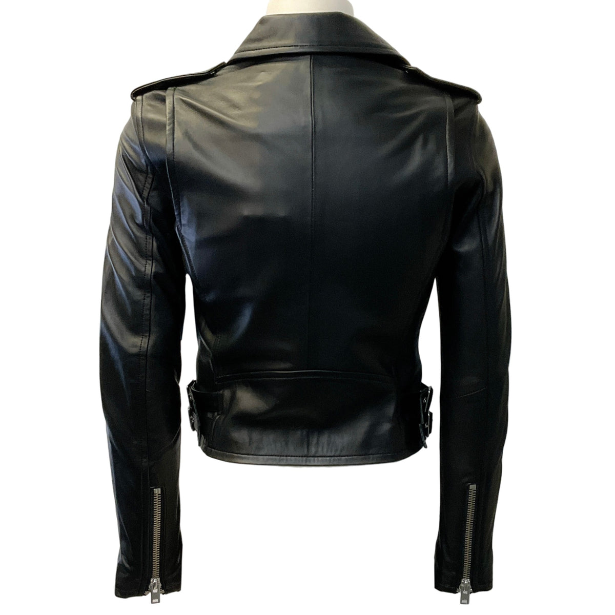 Iro Black Leather Ashville Moto Jacket
