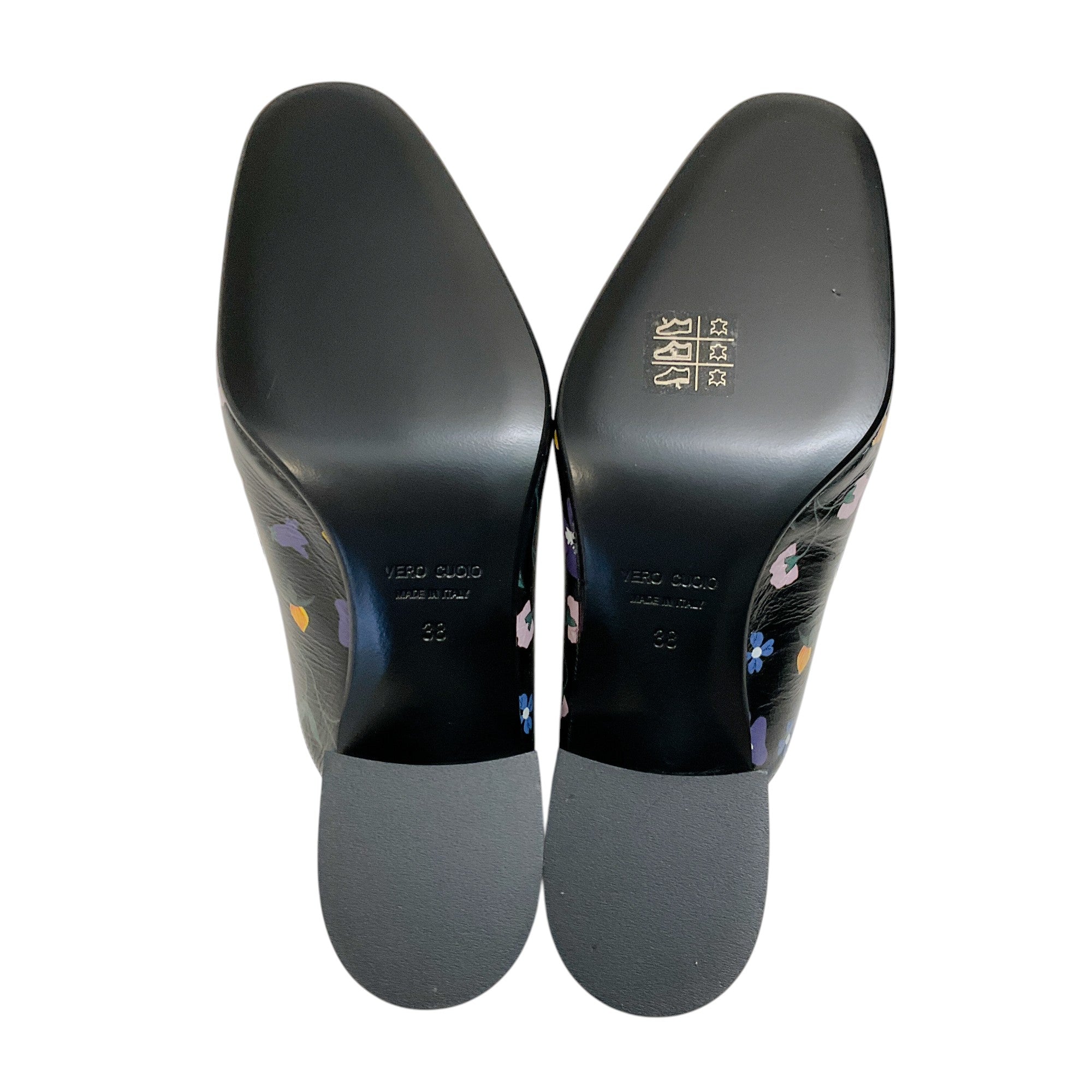 Laurence Dacade Black Multi Floral Thelma Mules