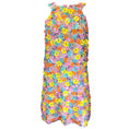 Load image into Gallery viewer, Moschino Couture Multicolored Floral Embellished Sleeveless Mini Dress
