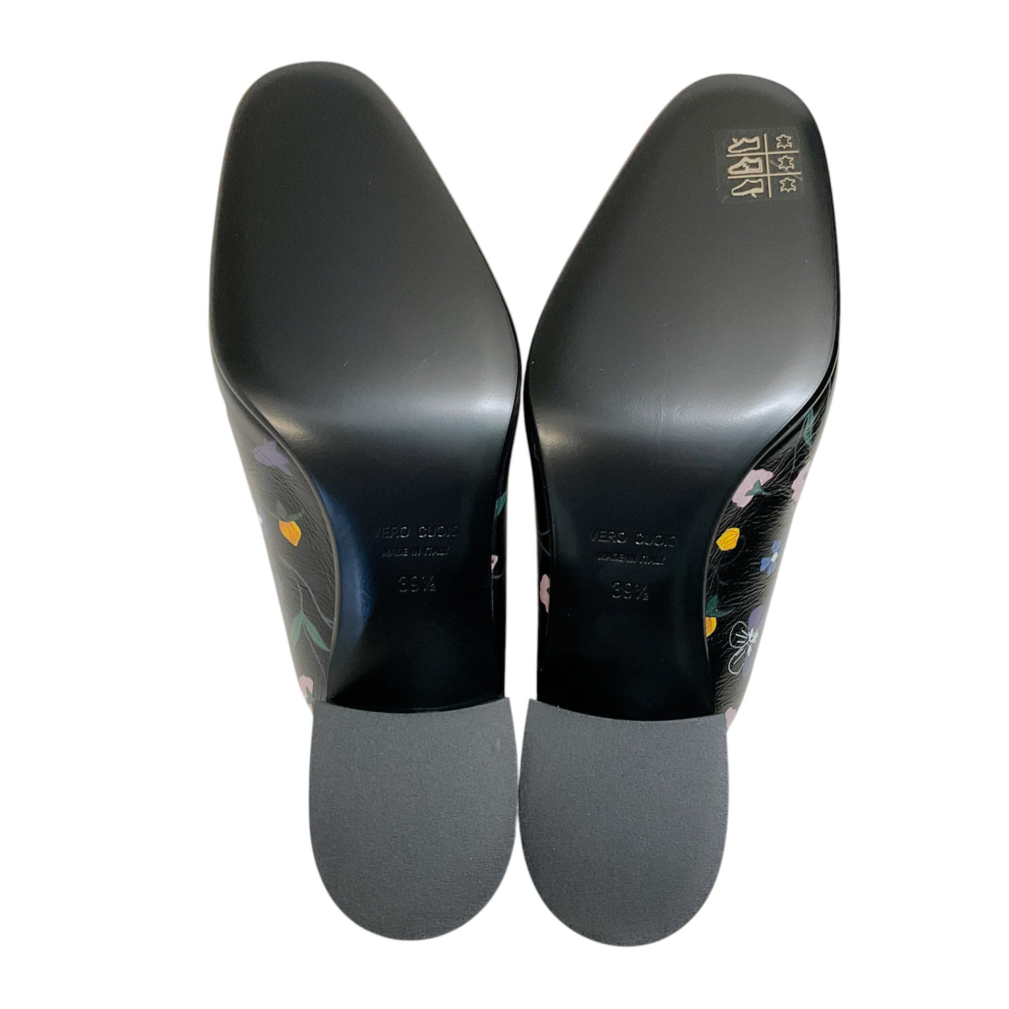 Laurence Dacade Black Multi Floral Thelma Mules