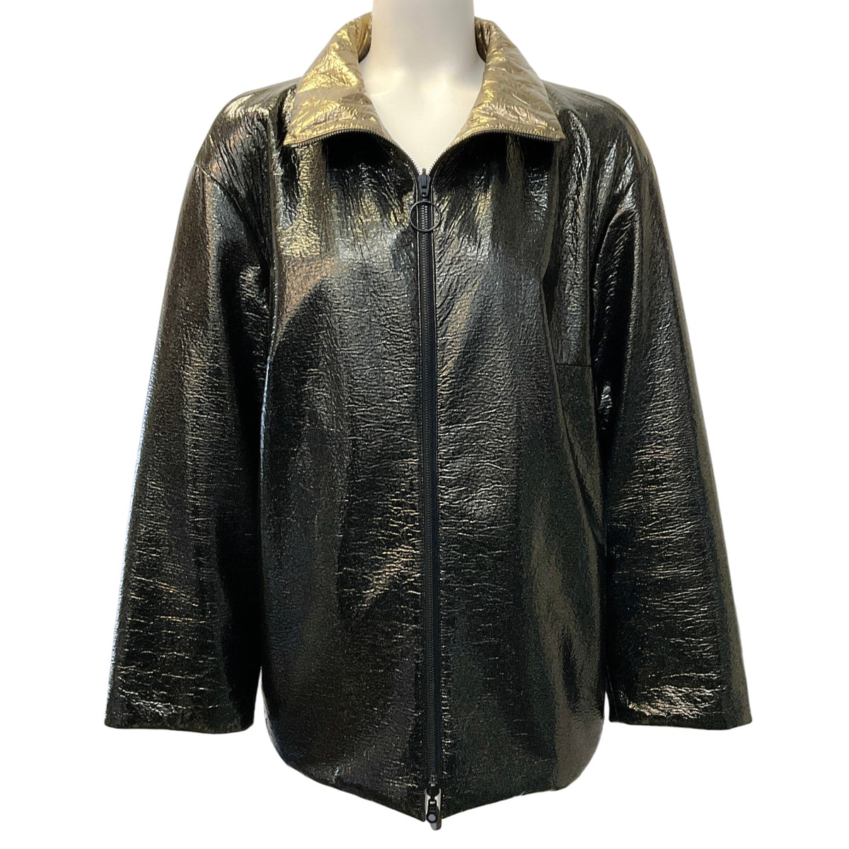 Akris Punto Bronze / Gold Reversible Jacket