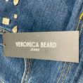 Load image into Gallery viewer, Veronica Beard Jeans Stoned Bright Blue Kasey Embellished Mid Rise Wide Leg Jeans
