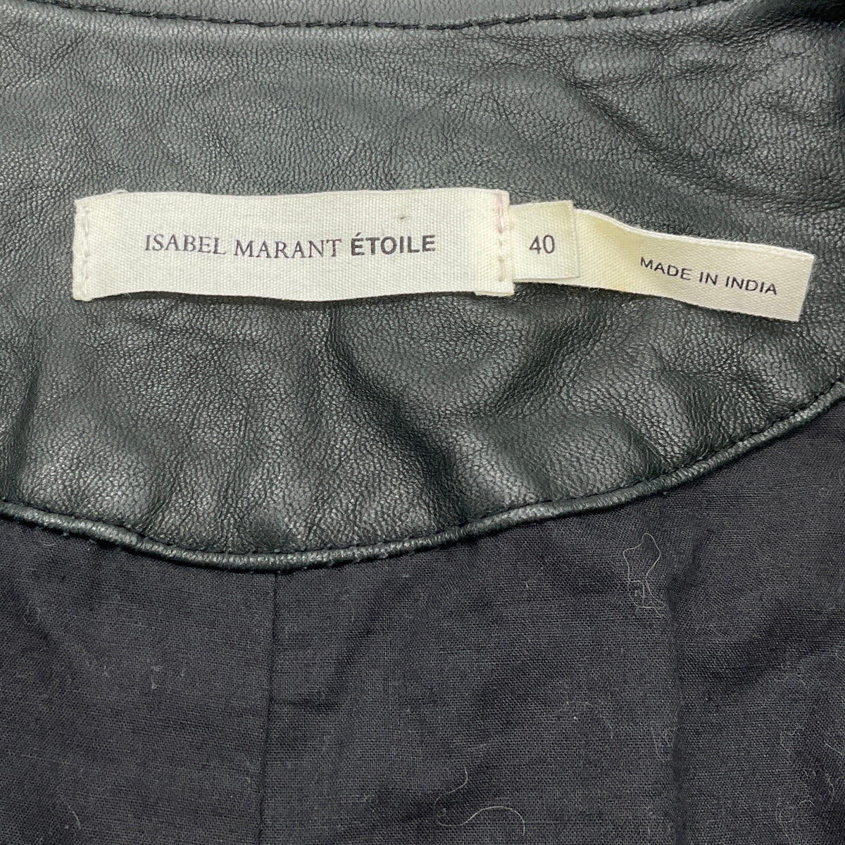 Isabel Marant Étoile Dark Forest Green Leather Quilted Moto Jacket