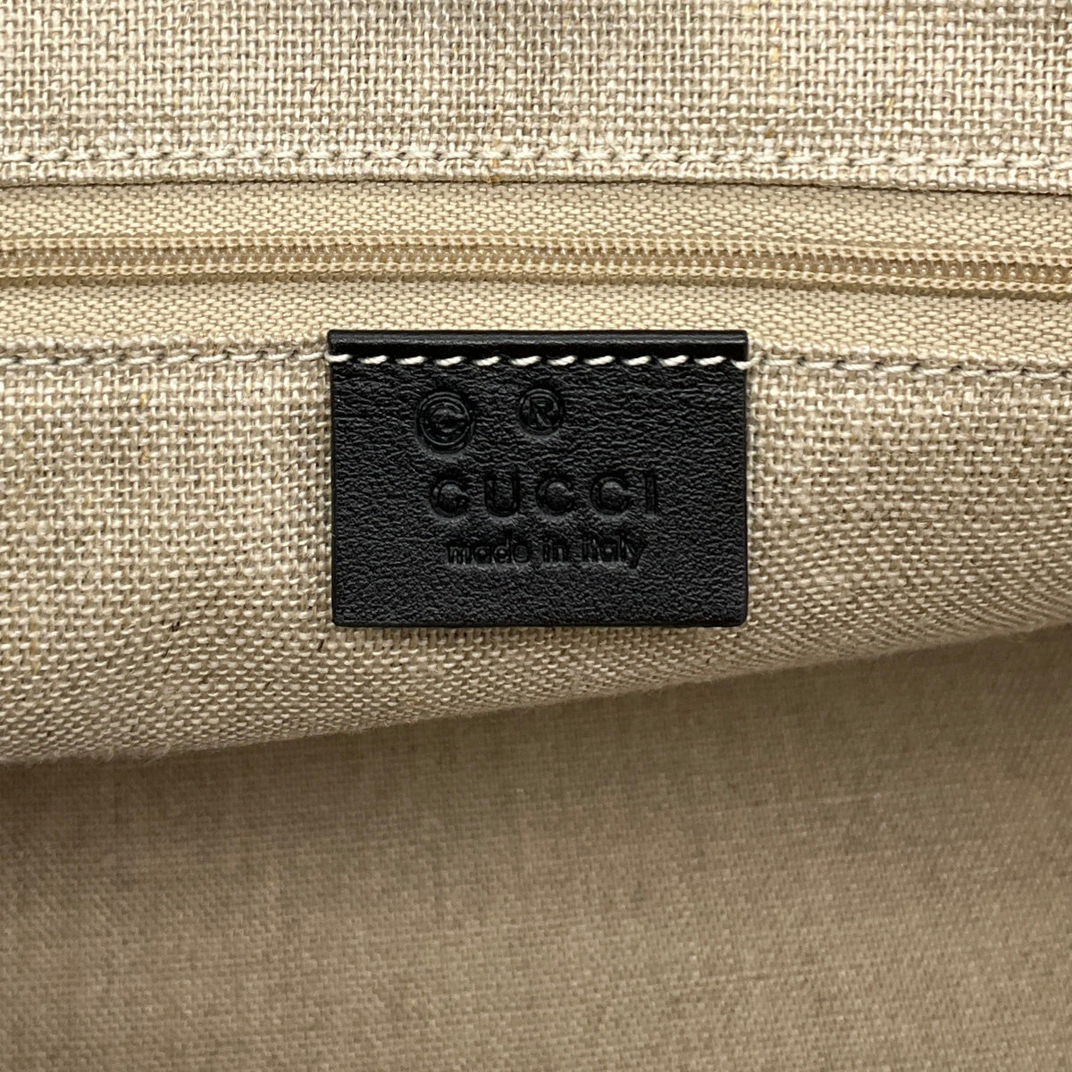 Gucci Black Microgussima Leather Large Joy Tote
