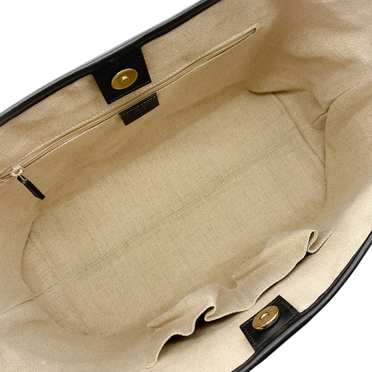 Gucci Black Microgussima Leather Large Joy Tote
