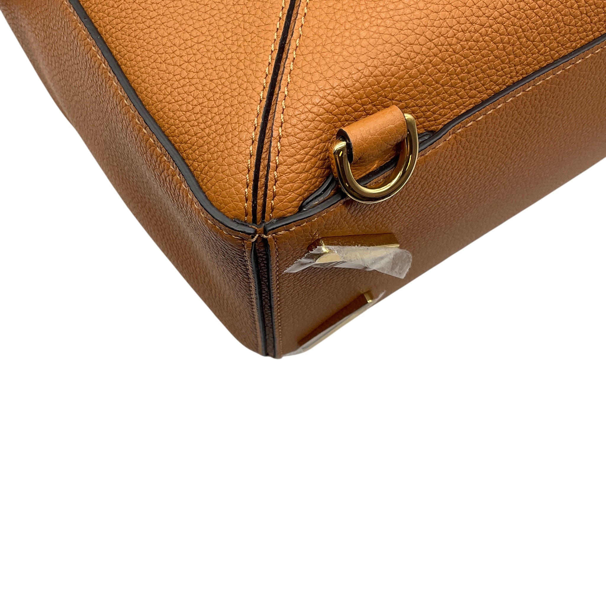 Loewe Tan Grained Calfskin Leather Puzzle Shoulder Bag