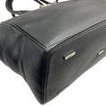 Load image into Gallery viewer, VBH Black Leather Brera Double Zip Satchel
