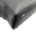 Load image into Gallery viewer, VBH Black Leather Brera Double Zip Satchel
