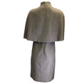 Load image into Gallery viewer, Akris Brown Wool Dress and Capelet Two-Piece Set
