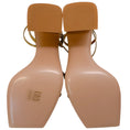 Load image into Gallery viewer, Gianvito Rossi Mekong Gold Leather Square Toe Ankle Strap Sandals
