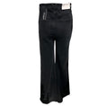 Load image into Gallery viewer, Veronica Beard Jeans Black Washed Onyx Crosbie High Rise Wide Leg Jeans with Tonal Embroidery
