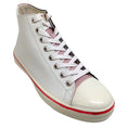 Load image into Gallery viewer, Marni White / Pink / Black Gooey High Top Sneakers
