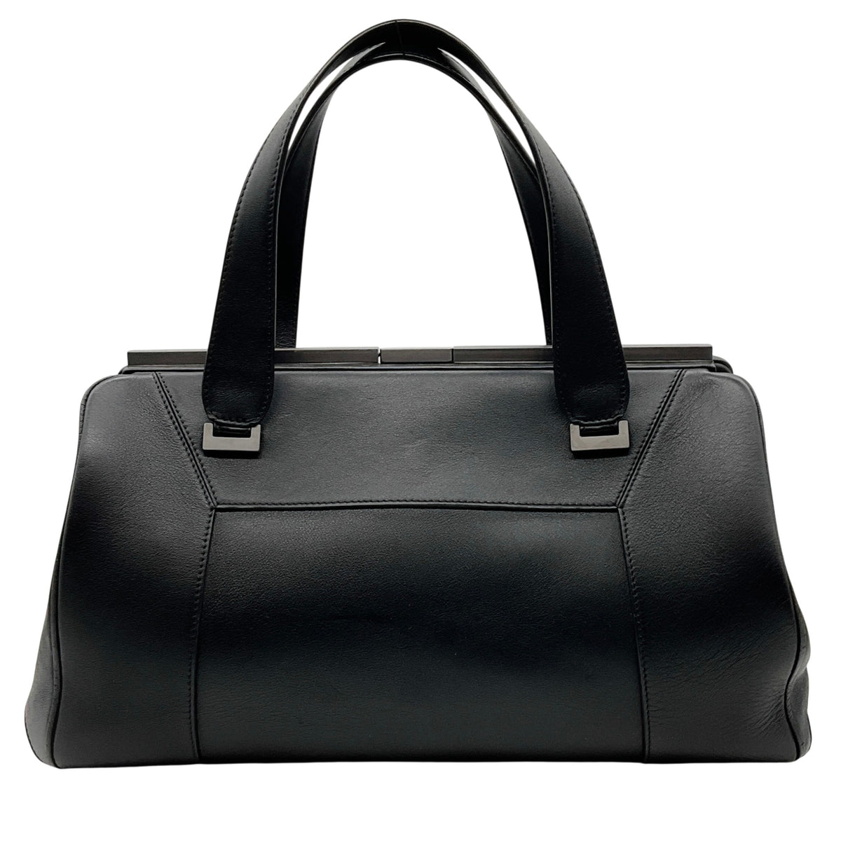 L'Wren Scott Black Leather Lula Doctor Bag
