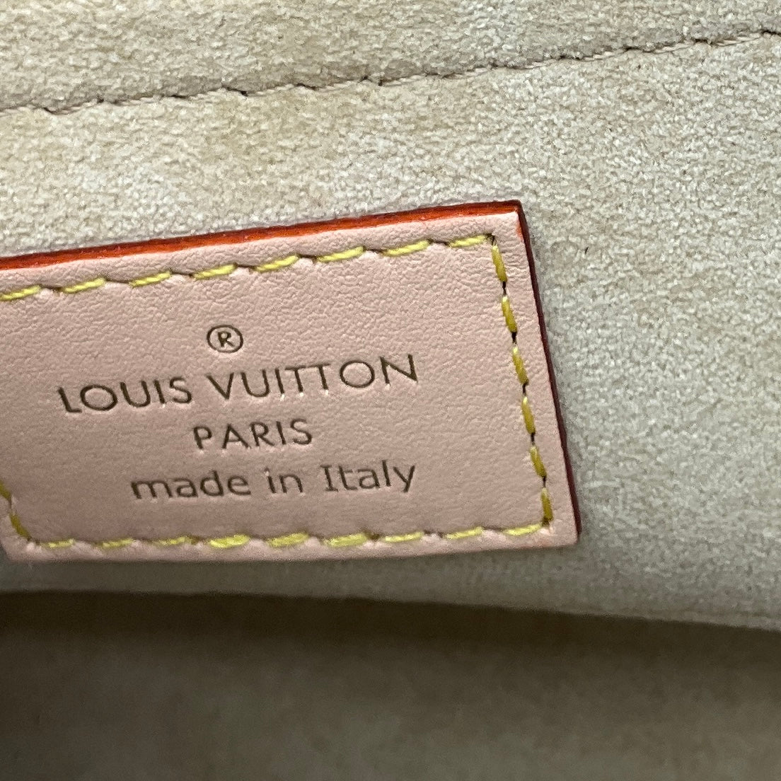 Louis Vuitton Brown Monogram Canvas Calfskin Trim Top Handle Clutch Handbag