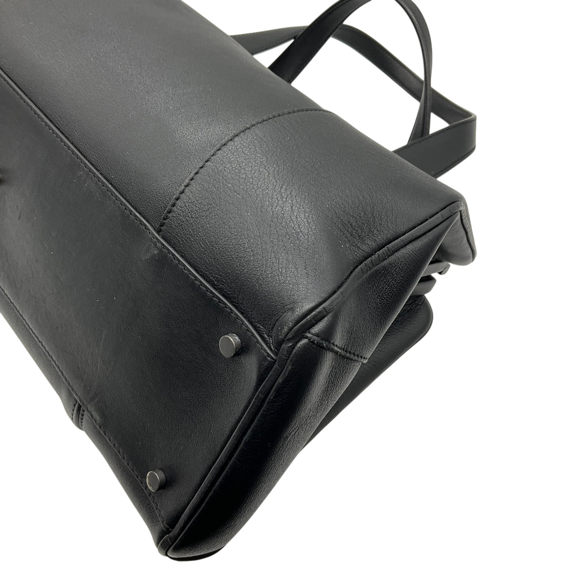 L'Wren Scott Black Leather Lula Doctor Bag