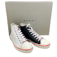 Load image into Gallery viewer, Marni White / Pink / Black Gooey High Top Sneakers
