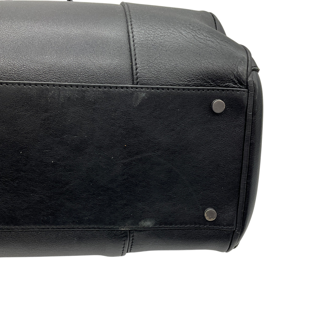 L'Wren Scott Black Leather Lula Doctor Bag