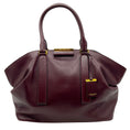 Load image into Gallery viewer, Michael Kors Collection Burgundy Leather Lexi Large Satchel


