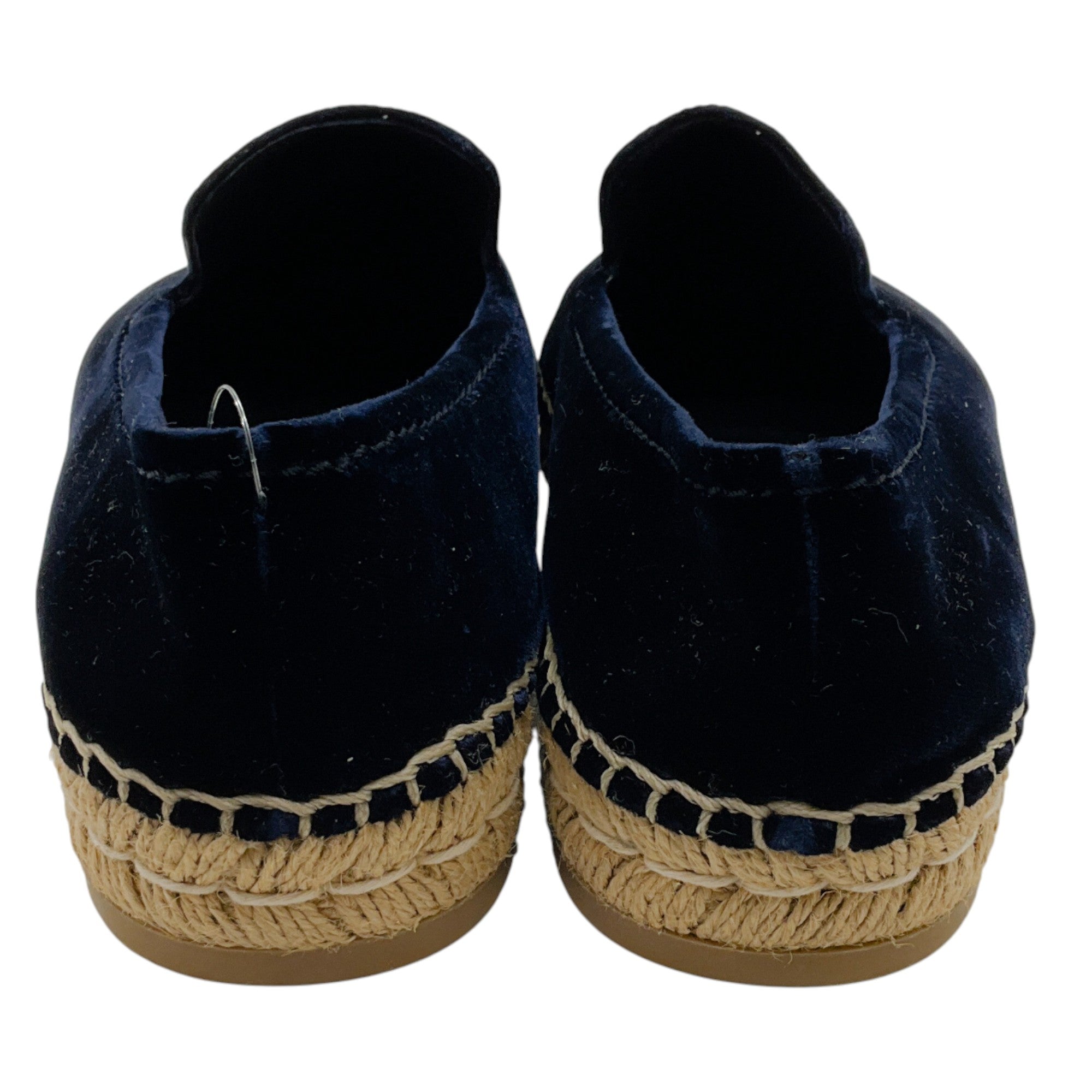 Prada Navy Blue Velvet Espadrilles