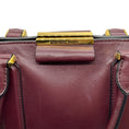 Load image into Gallery viewer, Michael Kors Collection Burgundy Leather Lexi Large Satchel
