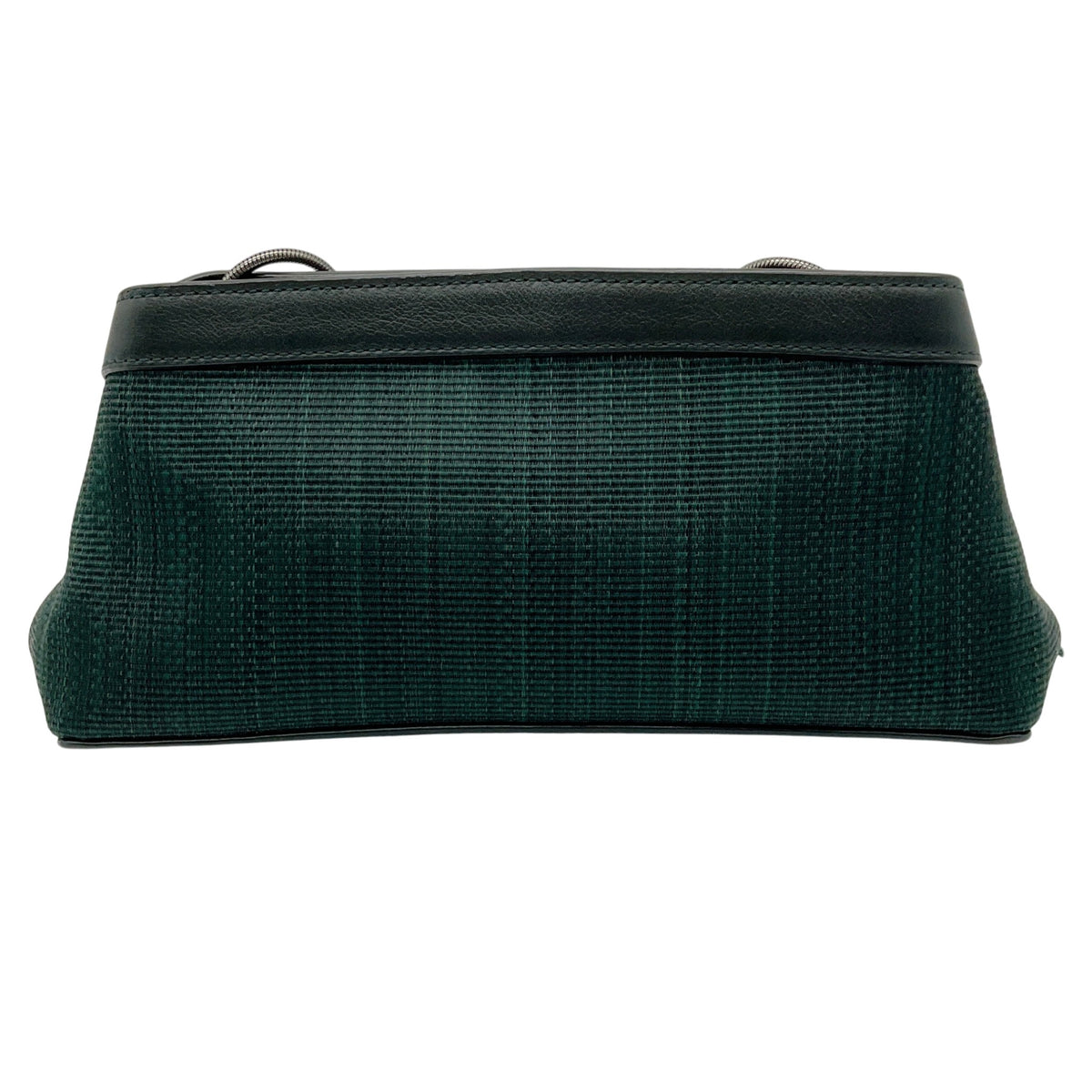 Akris Teal Horsehair / Leather Mini Shoulder Bag