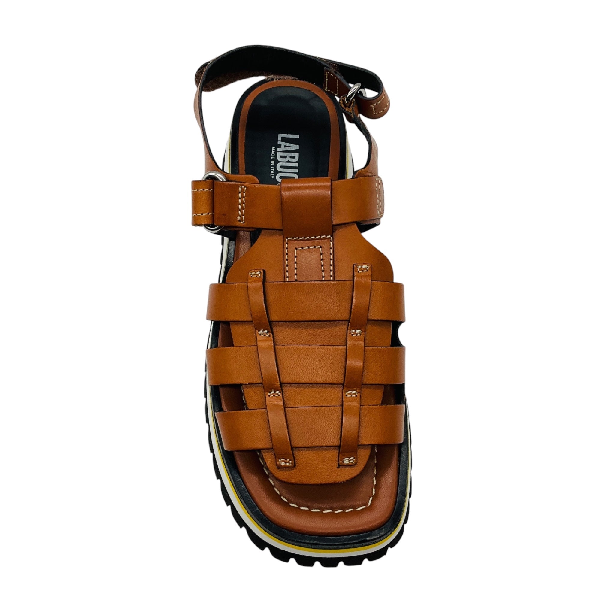 Labucq Boomer Tan Chunky Fisherman Sandal