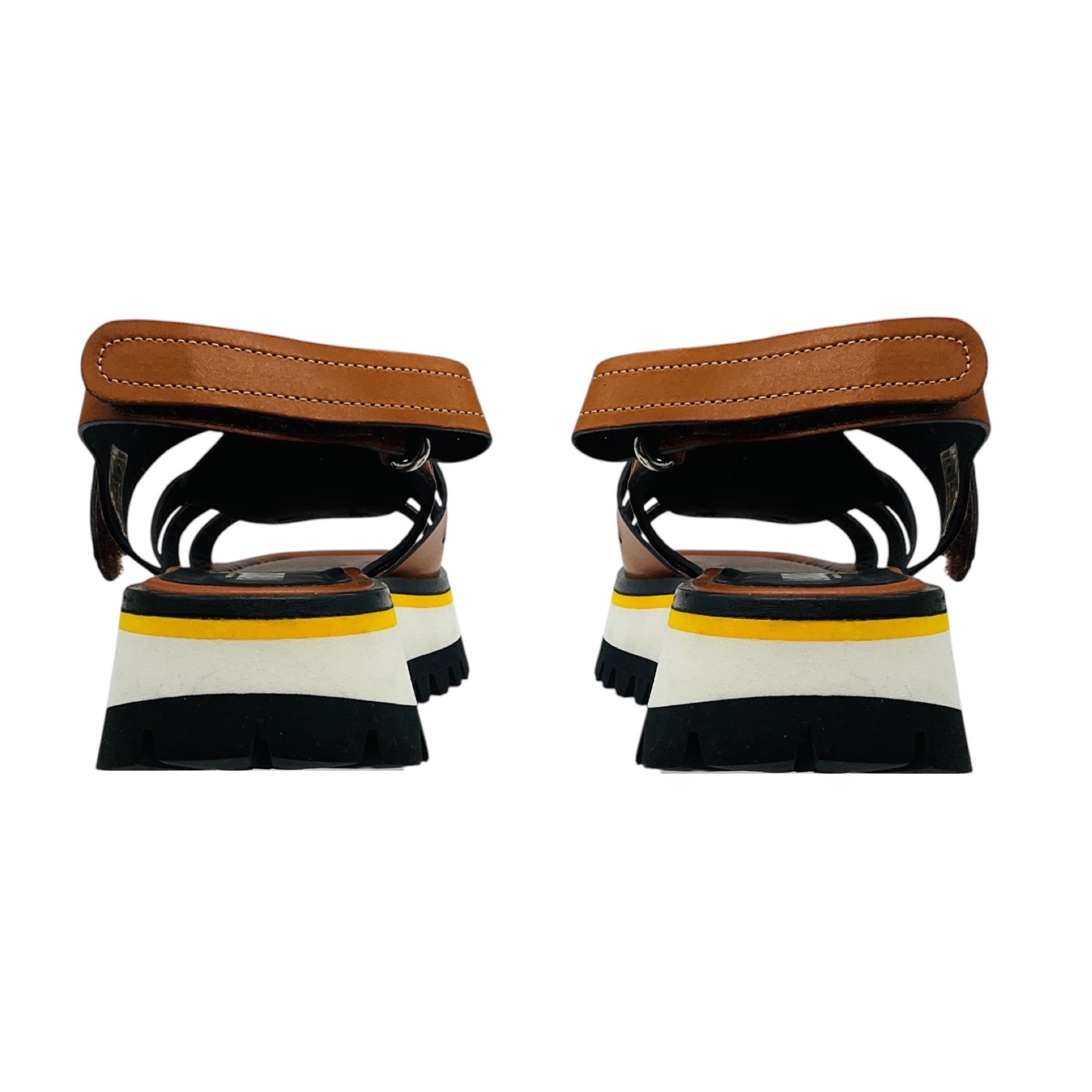 Labucq Boomer Tan Chunky Fisherman Sandal