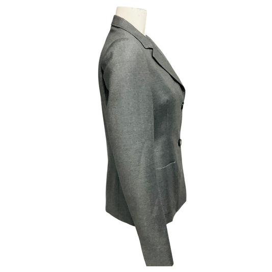 Balenciaga Grey Two Button Wool Blazer Jacket