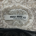 Load image into Gallery viewer, Miu Miu Ivory Metallic Jacquard Mini Dress
