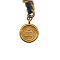 Load image into Gallery viewer, Chanel Vintage 1994 Black / Gold CC Logo 31 Rue Cambon Paris Pendant Leather and Chain Belt
