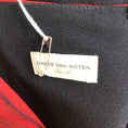 Load image into Gallery viewer, Dries van Noten Black / Red Printed Crepe Midi Skirt
