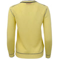 Load image into Gallery viewer, Marni Yellow Cashmere Sweater with Black Trim
