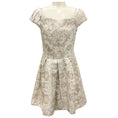 Load image into Gallery viewer, Miu Miu Ivory Metallic Jacquard Mini Dress
