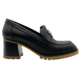 Load image into Gallery viewer, Hermes Black Leather Faubourg Loafers
