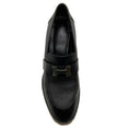 Load image into Gallery viewer, Hermes Black Leather Faubourg Loafers
